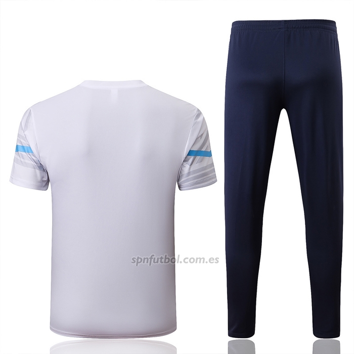Chandal del Olympique Marsella Manga Corta 2022-2023 Gris